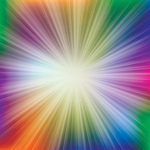 Vector Shiny Rainbow background 04  