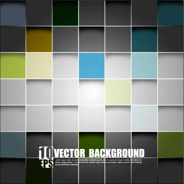 square background vector set 03  