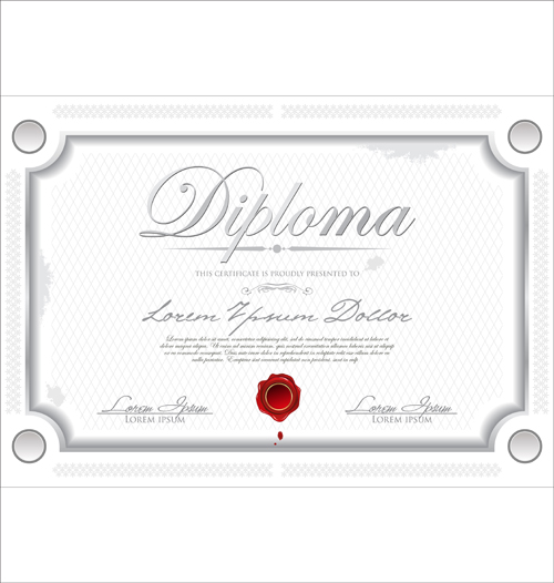 Best Certificate template design vector 03  