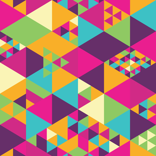 Colorful shapes abstract background 04  