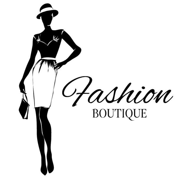 Mode Mädchen Boutique Vektor Design 06  