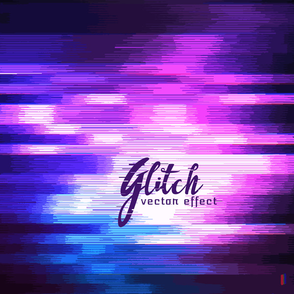 Glitch effect distorted image vector background 07  
