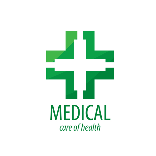 Green medical health logos design vector 14  