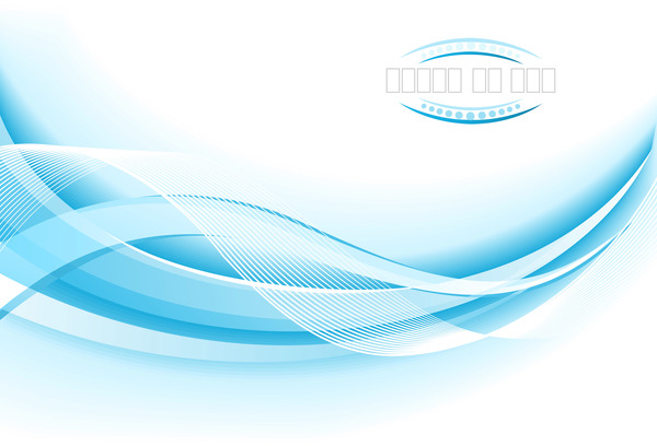 Light blue wavy abstract background vector 08  