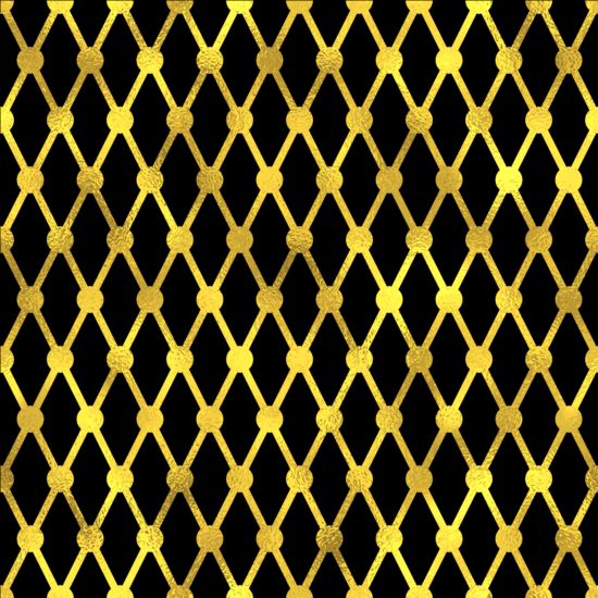 Luxe goud patroon naadloze vector 07  