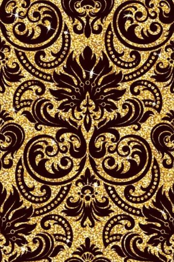 Luxe gouden decor patroon vectoren set 02  