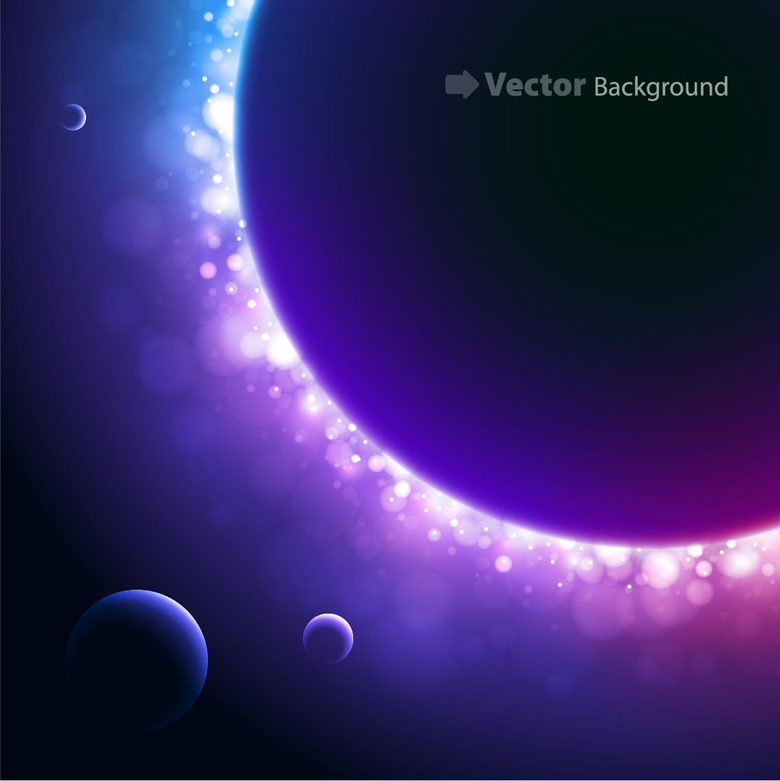 Magic universe space vector background 05  