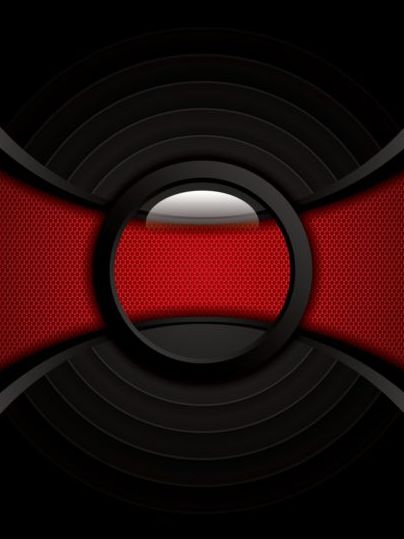 Red with carbon black modern background vector 01  