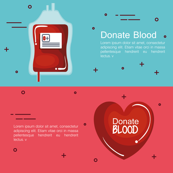 donate blood infogurphic vectors 04  