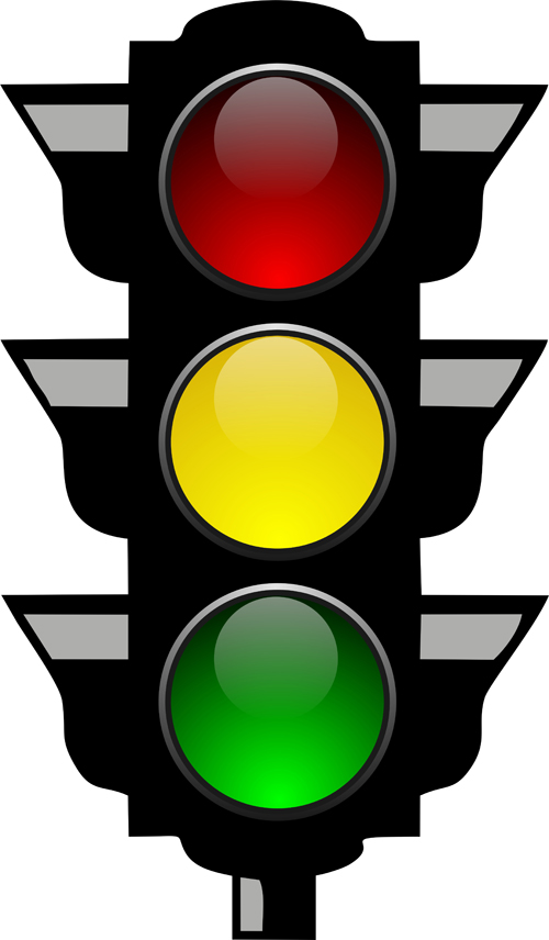 Various Traffic light design vector 05  