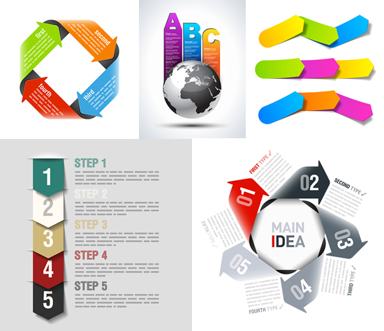 Color information chart vector  