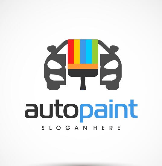 Vecteur de logo de peinture automatique  