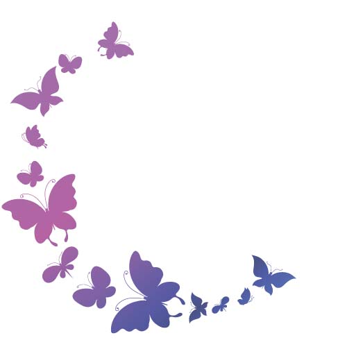 Beautiful butterflies design vectors graphics 03  