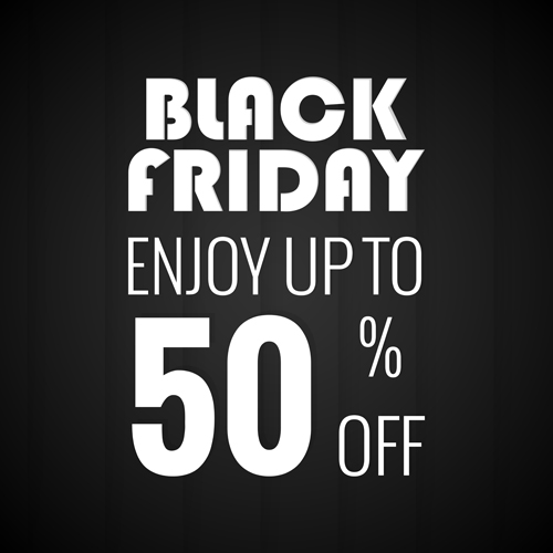 Black friday discount poster template vector 05  