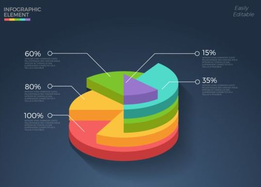 Business infographic kreativ design 4414  