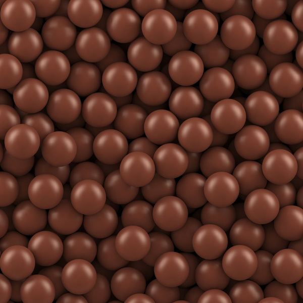 Chocolate sugar beans seamless pattern vector  
