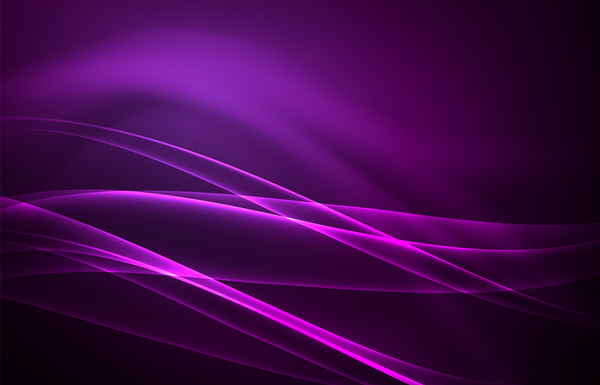 Vecteur de fond abstrait violet lumières polaires  