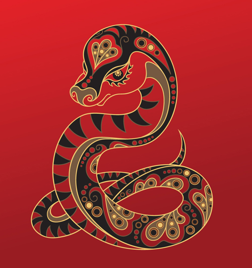 Different Snake 2013 design elements vector Collection 07  