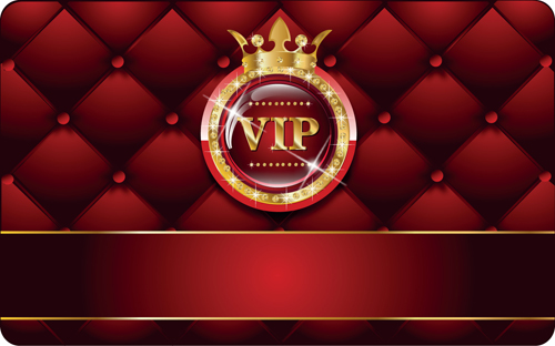 Set of Senior VIP cards design vector 03  