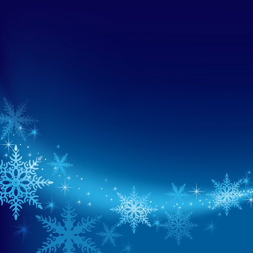 Brilliant Snowflakes Winter vector backgrounds 01  