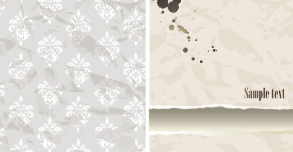 Decorative pattern Wallpaper background vector 01  