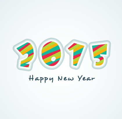 2015 new year theme vector material 02  