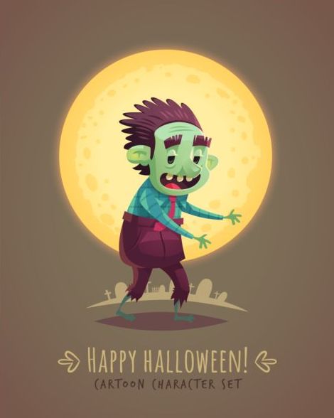 Halloween artoom character funny vector 14  