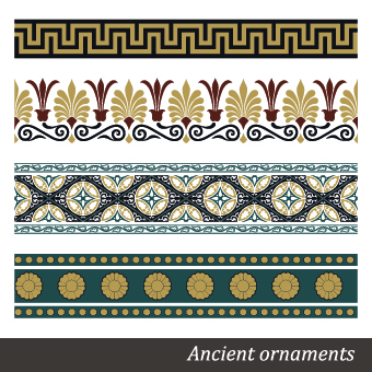 古代の装飾パターン ベクトル 03  
