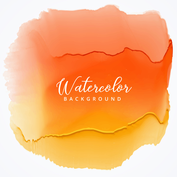 Watercolor with stains vector background 05  