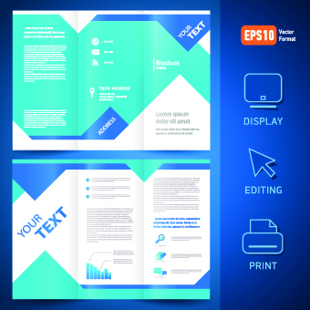 Creative brochure and booklet tri  