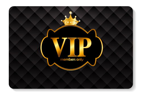 luxurious VIP members cards design vectors 12  