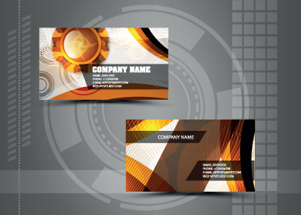 Delicate Business cards design elements 04  