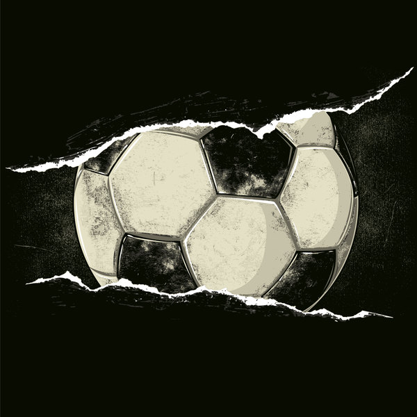 Football dark background vector  