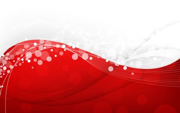 Stylish abstract red background vector  