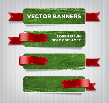 Textured banners design vector 02  