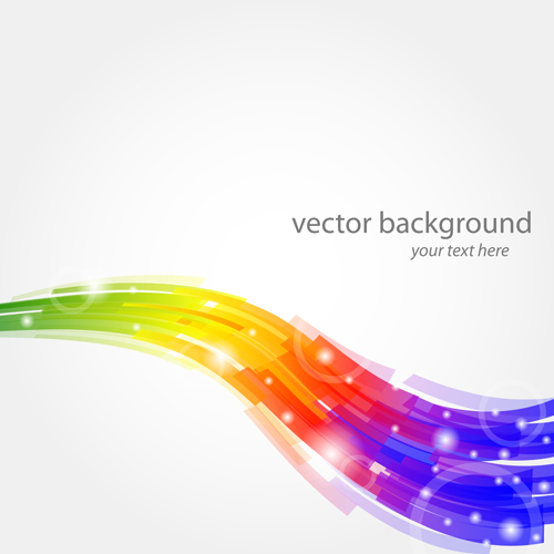 Vector colored abstract background art 01  