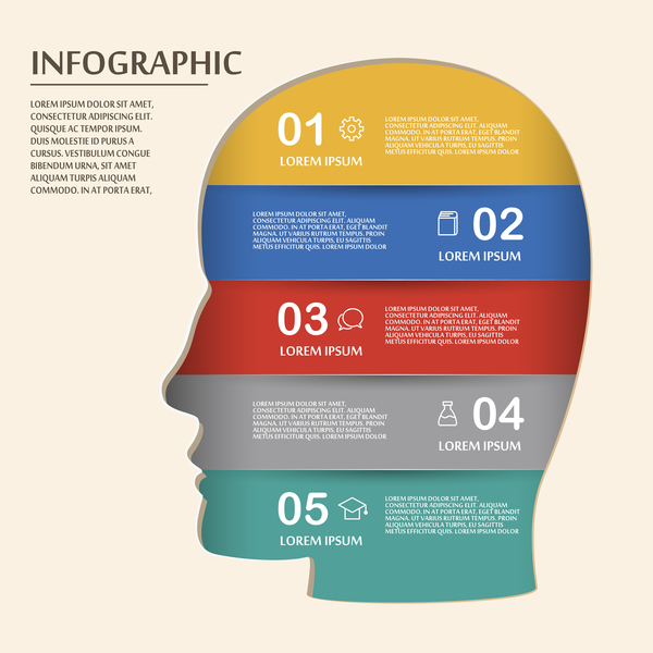 Vector education infographic template material 12  