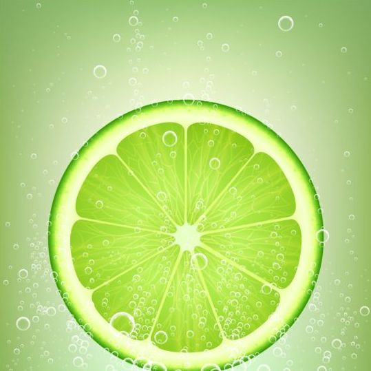 lemonade lime vector background  