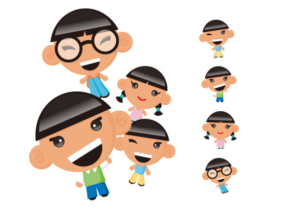 Elements role children Vector  