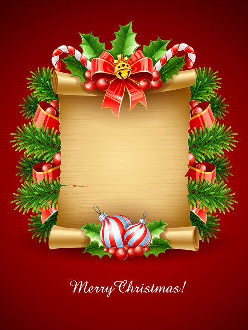 Vector set of Christmas cards backgrounds art 04  