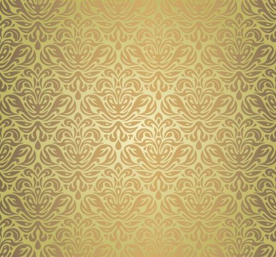 Grün mit braunem Vintage-Fleunte Grunge Tapete-Design  