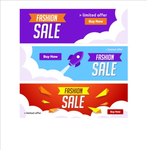 Hot sale discount banner vector 01  