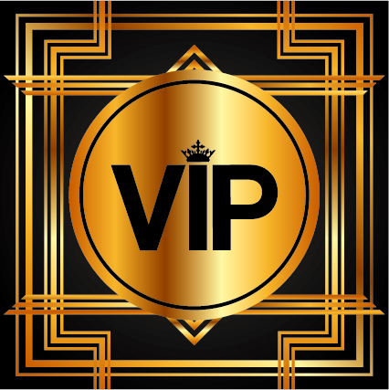 Luxury golden VIP background vectors 04  