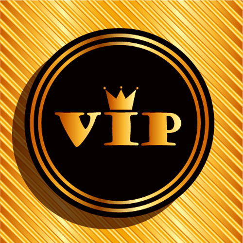 Luxury golden VIP background vectors 05  