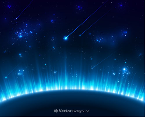 Magic universe space vector background 03  