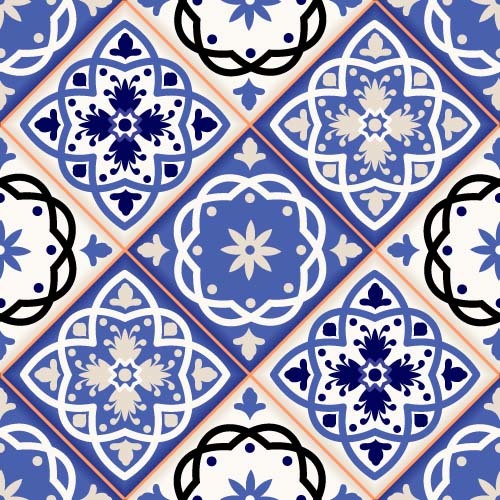 Seamless classical decorative pattern vector 05  