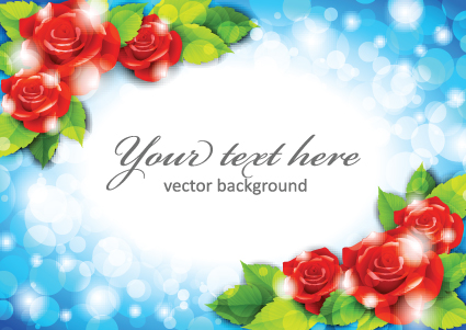 Beautiful flowers frame backgrounds vector 04  