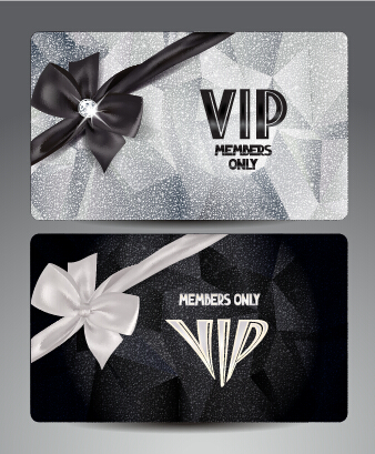 luxurious VIP gold card vectors 01  