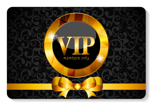 luxurious VIP members cards design vectors 11  